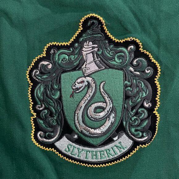 Pottery Barn Teen Harry Potter House Patch Slytherin Pillow Cover 16” Square NWT - Picture 3 of 8